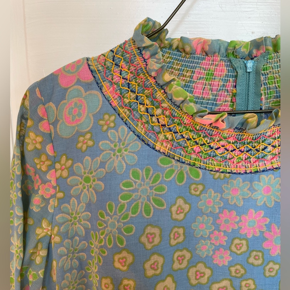 1960s Vtg House Dress